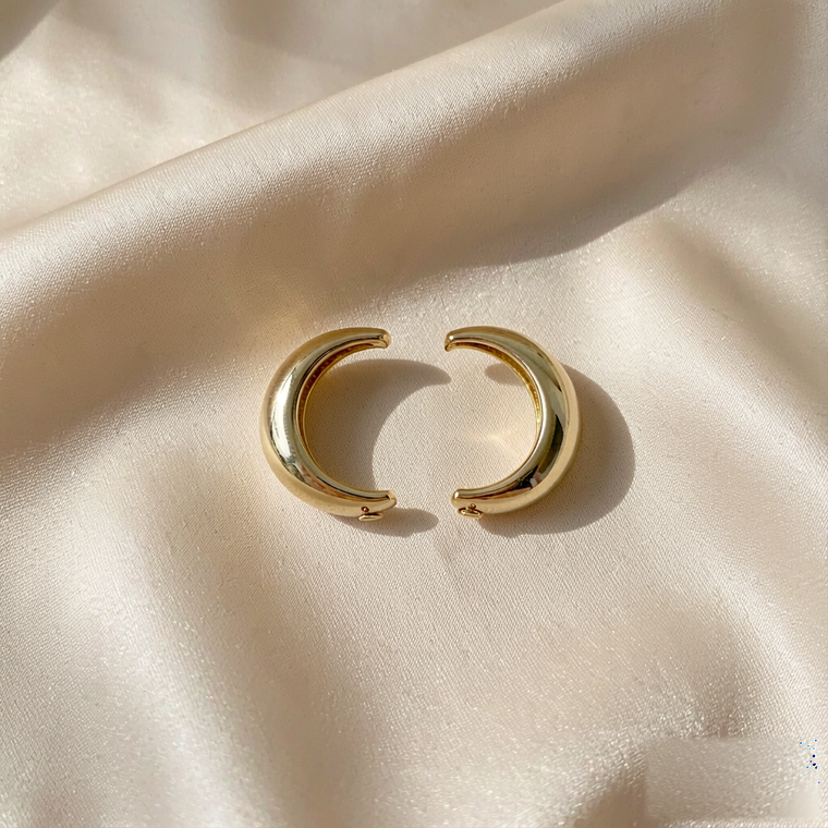 Crescent Hoop Earrings