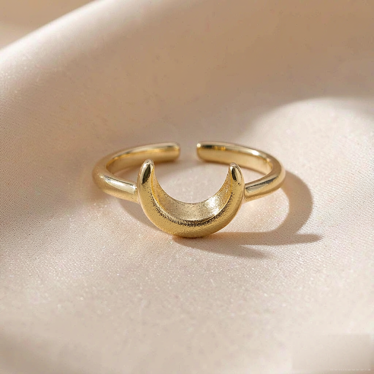 Lunar Halo Open Ring