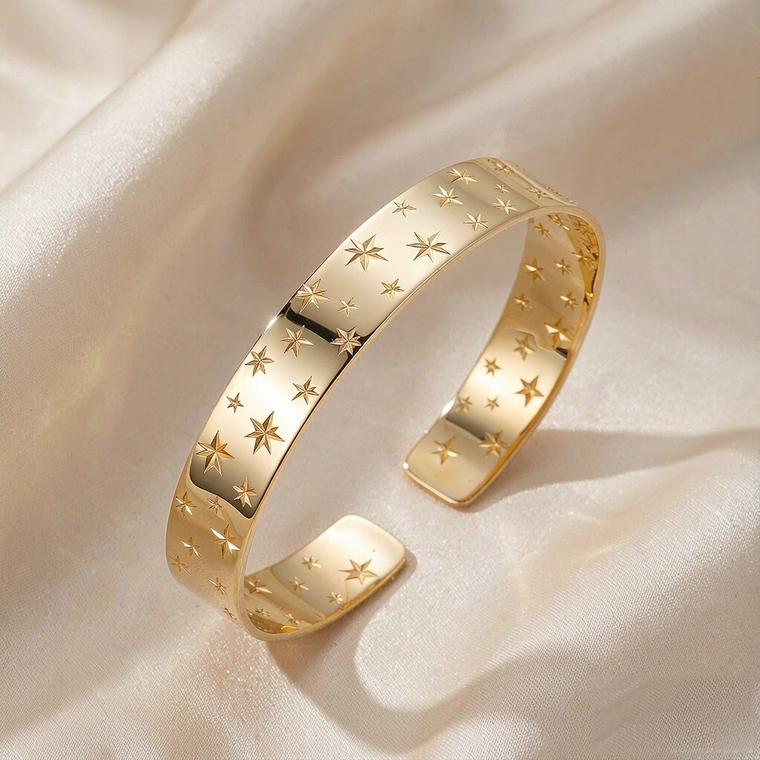 Aurora Star Cuff Bracelet