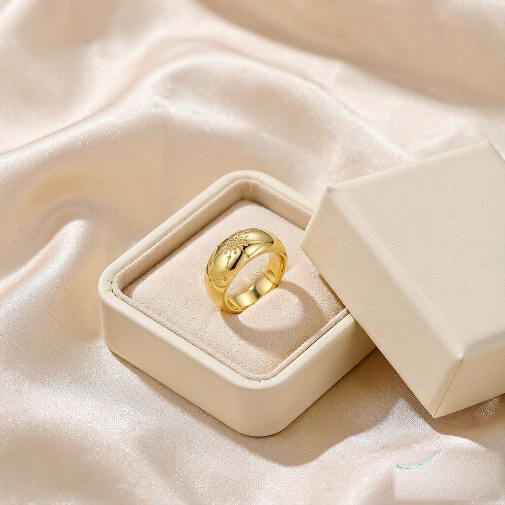 VARYNOXA Celeste Constellation Band Ring — gift view