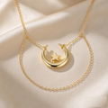 VARYNOXA Lunar Phase Pendant Necklace — studio view