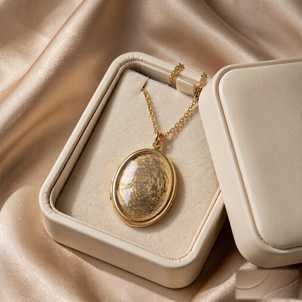 VARYNOXA Nebula Locket Necklace — gift view