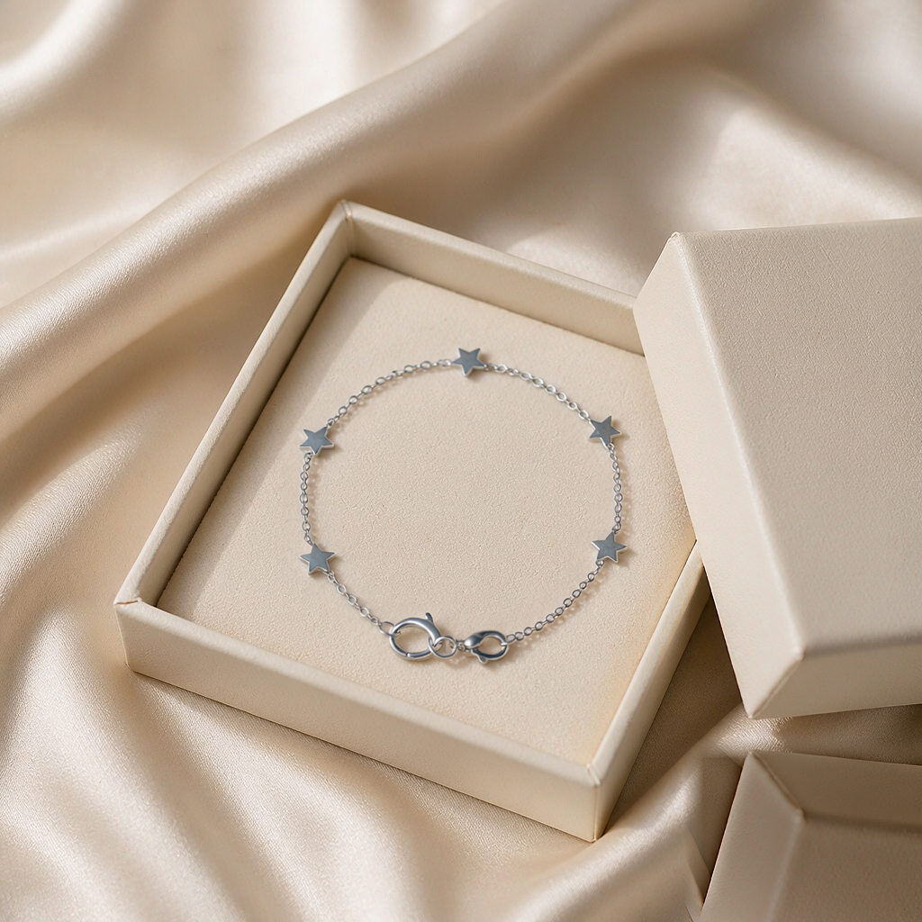 Stardust Chain Bracelet — Silver — gift view